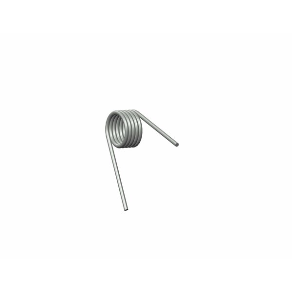 Zoro Approved Supplier Torsion Spring, O=.712, W=.075 R G709973060